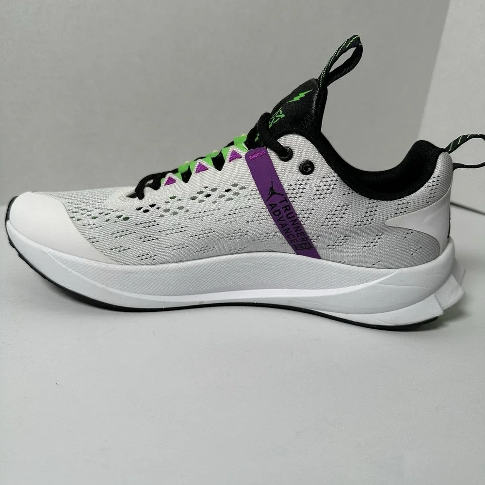 Jordan Zoom Trunner Advance Bel-Air Mens Size 8.5‎ White Basketball Sneakers